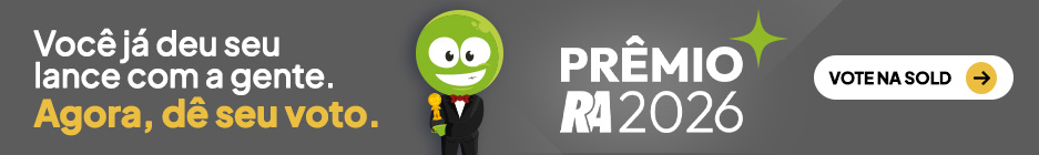 Prêmio ReclameAqui 2026 - Vote na SOLD